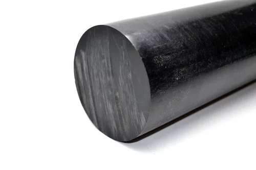Полиацеталь черный стержень ПОМ-С Ф100 мм (L=1000 мм, ~11,9 кг) фото 2